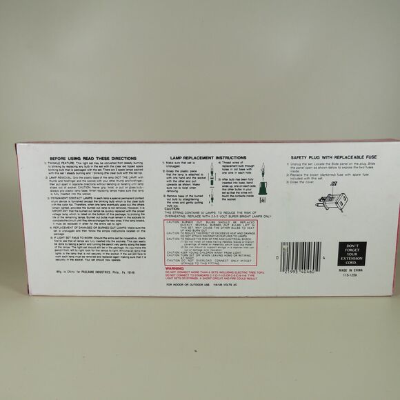 Vintage Christmas String Lights Santa Trim Clear 50 Super Bright Holiday Decor - Picture 7 of 12